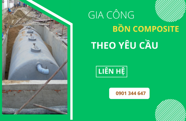 Gia công bồn composite